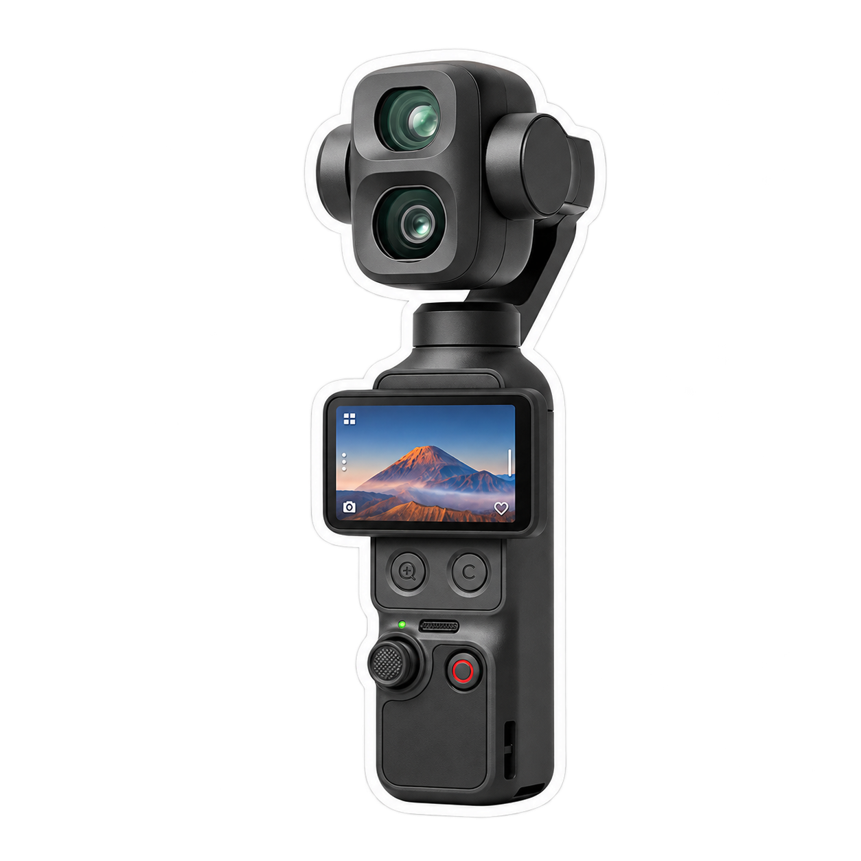 DJI Pocket 4P 相机白边贴纸